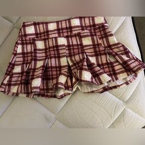 forever 21 mini pleated skirt